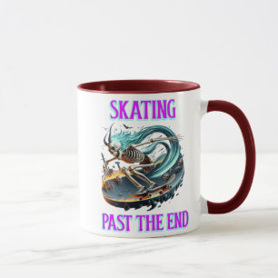 Skeleton Riding In Hell Mug