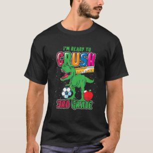 Skeleton Riding Mummy Dinosaur T Rex Halloween 202 T-Shirt