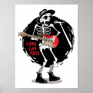 SKELETON ROCKER - LONG ROCK ET POSTER ROLL