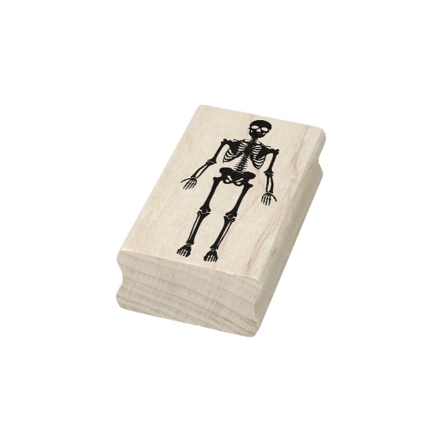 Skeleton Rubber Stamp (Stamp)