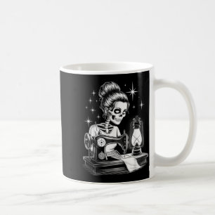 Skeleton Sewer Quilter Funny Sewing Lover Coffee Mug