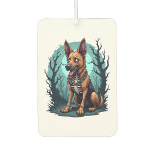 Skeleton Shepherd Dog Air Freshener