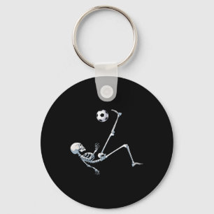 Skeleton Soccer Footll Halloween T Shirt Costume G Keychain