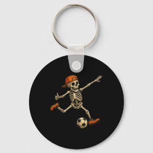 Skeleton Soccer Halloween Costume For Men Boys Kid Keychain