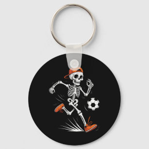 Skeleton Soccer Halloween Costume Funny Men Boys K Keychain