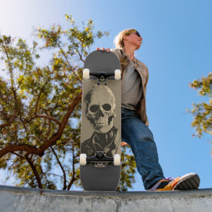SKELETON souriant Skateboard Deck