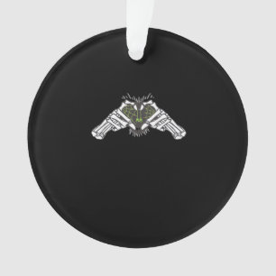 Skeleton Spider Heart Ornament