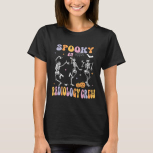 Skeleton Spooky Radiology Crew X-ray Tech Hallowee T-Shirt