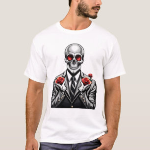 Skeleton sprouting flowers T-Shirt