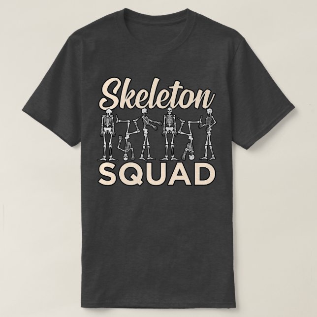 Skeleton Squad Radiologist Radiology Xray Technici T-Shirt (Design Front)