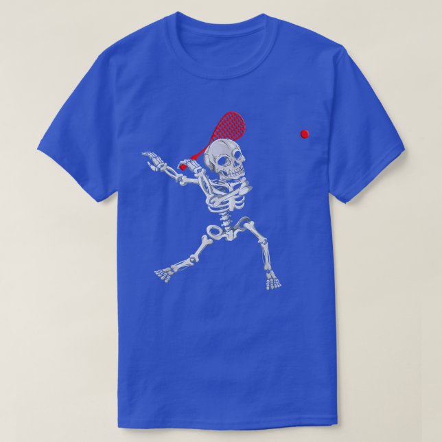 Skeleton Squash  Halloween  T-Shirt (Design Front)