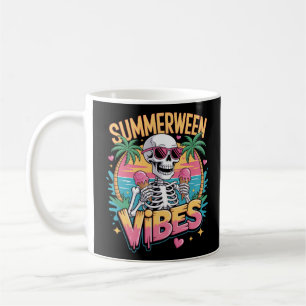 Skeleton Summerween Vibes IceCream Coffee Mug