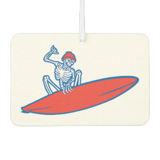 Skeleton Surfer Car Air Freshener