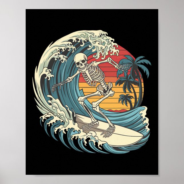 Skeleton Surfing  Poster (Front)