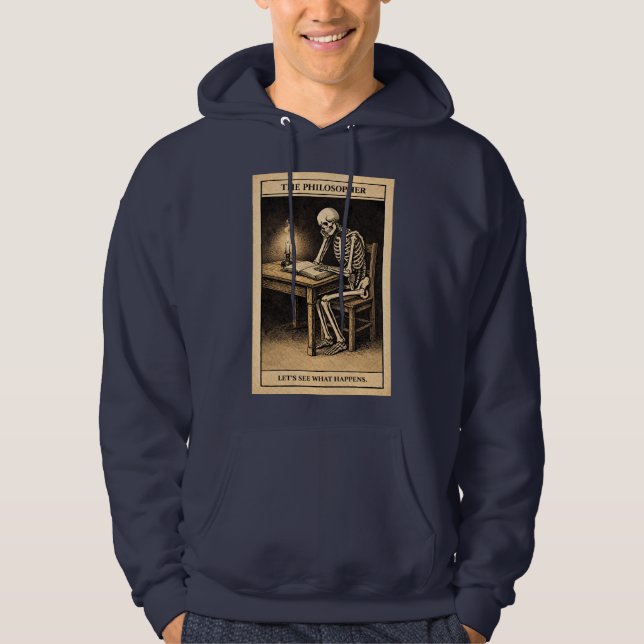 Skeleton Thinker Hoodie (Front)