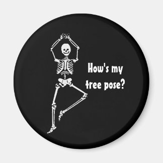 Skeleton Tree Pose - Yoga Magnet