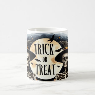Skeleton Trick or Treat Morph Mug