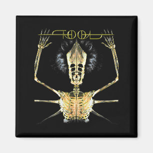 Skeleton Vintage Tool Shake Handyma Sarcastic Musi Magnet