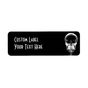 SKELETON VISION X-RAY SKULL - B&W