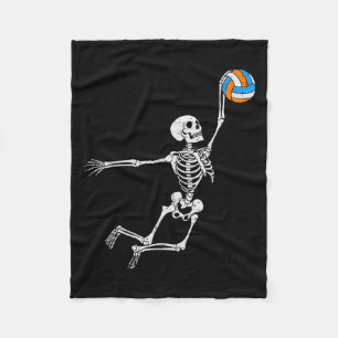 Skeleton Volleyball Halloween Costume Boys Teens G Fleece Blanket