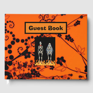 Skeleton Wedding Guest Book