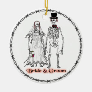 Skeleton Wedding ornaments