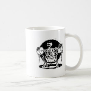 Skeleton Weightlifting Weightlifter Bodybuilding Coffee Mug