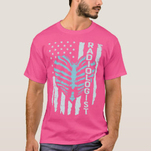Skeleton Xray Tech Radiology Technician American R T-Shirt