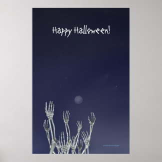 Skeletons - Affiche d'Halloween