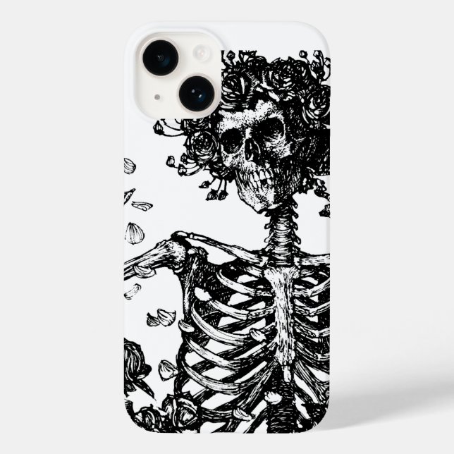 Skeletons and Roses Case-Mate iPhone Case (Back)