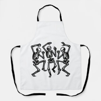Skeletons are Dancing and Feeling Good Vibe Apron