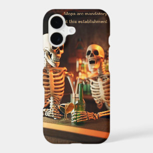 Skeletons at a bar