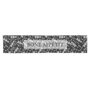 Skeletons BONE APPÉTIT Short Table Runner