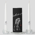 Skeletons dansants Goth Bougies Mariages