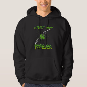 Skeletons fingers for fans of urban graffity art hoodie