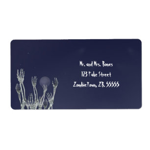 Skeletons - Halloween Labels