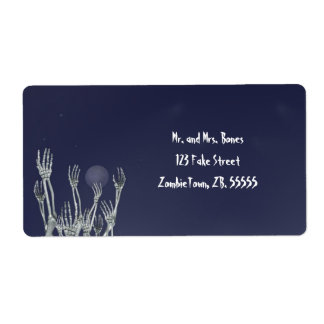Skeletons - Halloween Labels