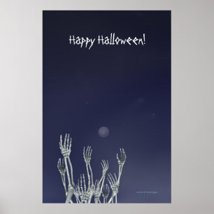 Skeletons - Halloween Poster
