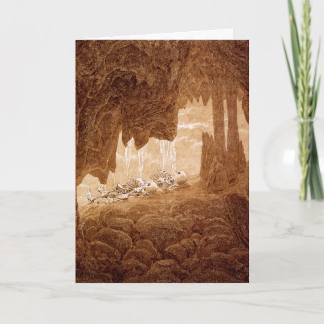 Skeletons in a Cave Retirement card (Front)