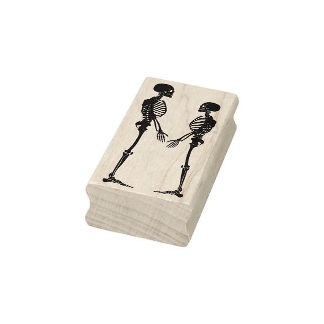 Skeletons Rubber Stamp (Stamp)