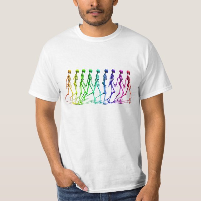 Skeletons walking T-Shirt (Front)