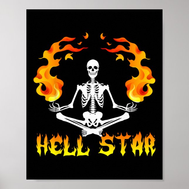 Skeletons Yoga Become Hell Star  Poster (Front)