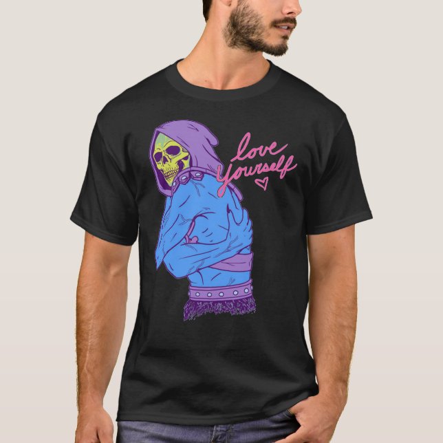 SKELETOR - LOVE YOURSELF Essential T-Shirt (Front)