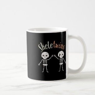 Skeletwins Toddler Girl Boy Halloween Costume Twin Coffee Mug