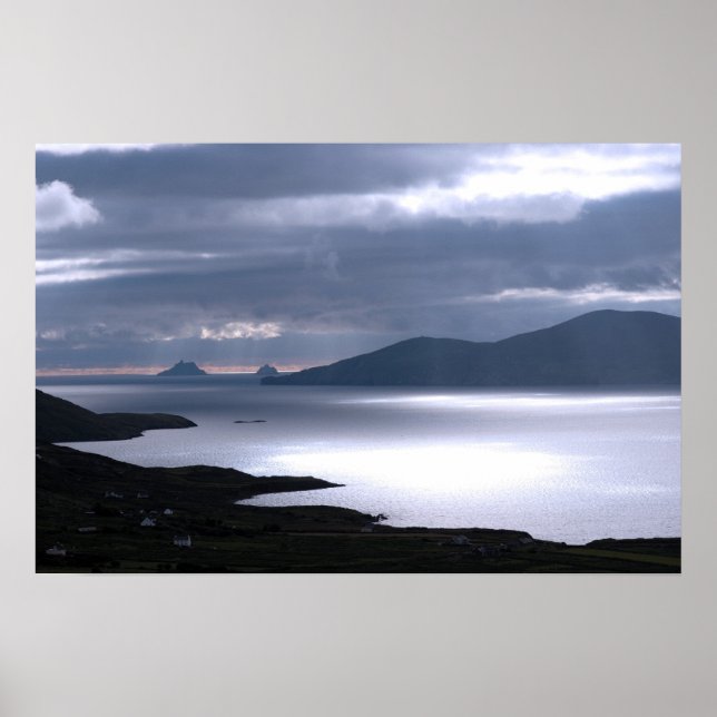 skellig rocks view poster (Front)