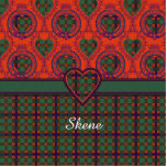 Skene clan Plaid Scottish tartan Photo Sculpture Keychain<br><div class="desc">A lovely design based on the real Scottish tartan</div>