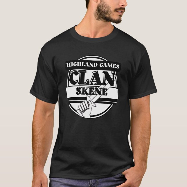 Skene Highland Games Scottish Clan T-Shirt (Front)