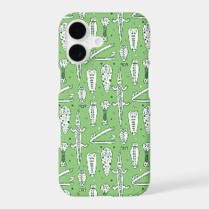 Sketch Crocodile Pattern