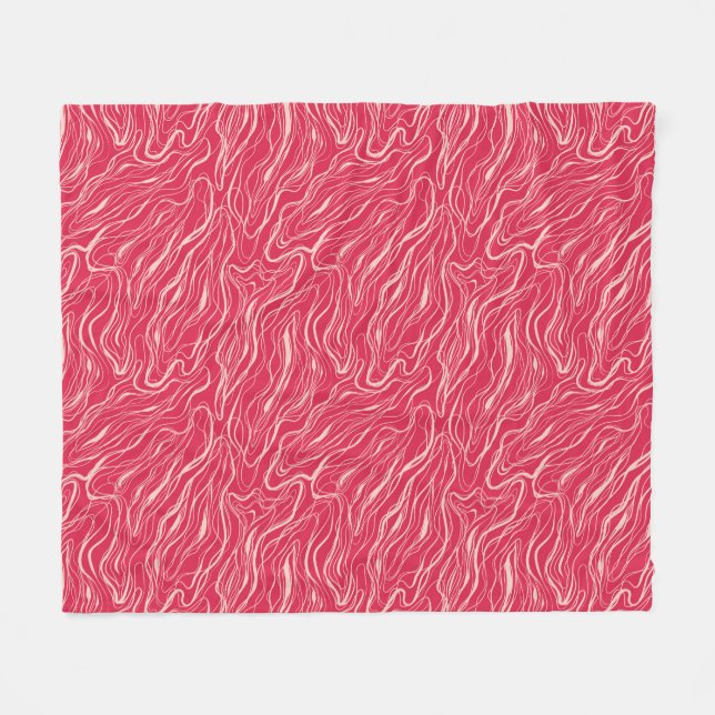 Sketch curves    fleece blanket (Front (Horizontal))