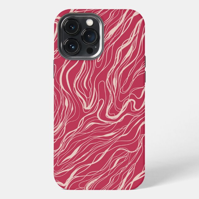 Sketch curves  iPhone case (Back)